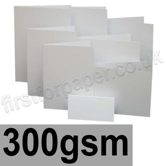 Rapid Recycled, 300gsm, Pre-Creased, Single Fold Cards, White