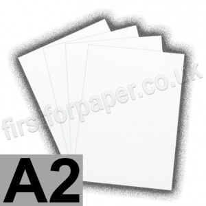 U-Stick, Uncoated, Solid Back, Self Adhesive 300gsm Card, A2, White