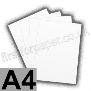 U-Stick, Uncoated, Solid Back, Self Adhesive 300gsm Card, A4, White