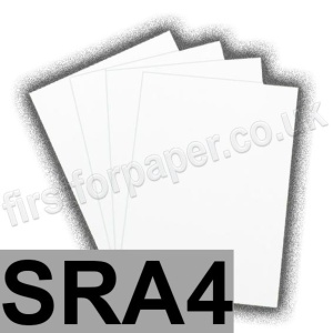 U-Stick, Uncoated, Solid Back, Self Adhesive 300gsm Card, SRA4, White