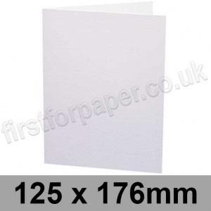 Apache Pulpboard, Pre-creased, Single Fold Cards, 380mic (280gsm), 125 x 176mm, White