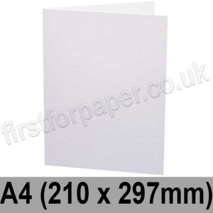 Apache Pulpboard, Pre-creased, Single Fold Cards, 380mic (280gsm), 210 x 297mm (A4), White