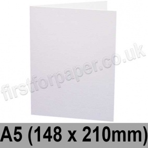 Trident, Single Sided, Semi Gloss, Pre-creased, Single Fold Cards, 300gsm, 148 x 210mm (A5), White