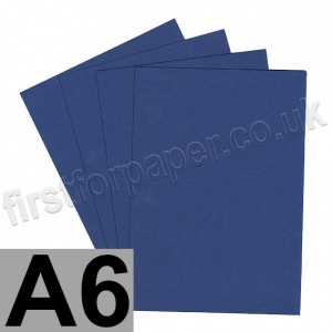 Clearance Coloured Card, 270gsm, A6, Midnight Blue - 25 Sheets