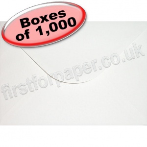 Anvil Hammer, Textured Greetings Card Envelope, C5 (162 x 229mm), White - 1,000 Envelopes