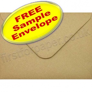Sample Abbey, Fleck Kraft Recycled Envelope 133 x 184mm