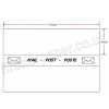 Neo post, Double Franking Labels 41 x 152mm - Pack of 1,000 Labels