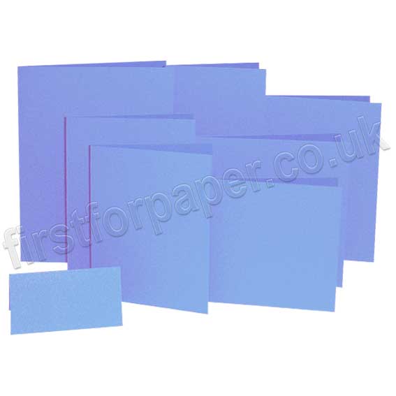 Rapid Colour, Pre-Creased, Single Fold Cards, Carolina Blue