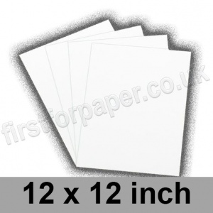 Solna Bright White Cartridge Paper, 120gsm, 305 x 305mm (12 x 12 inch)