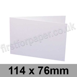 Swift, Pre-creased, Single Fold Cards, 350gsm, 114 x 76mm, White
