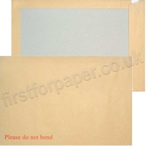 Board Backed Envelopes, Manilla, 352 x 249mm - Box of 125