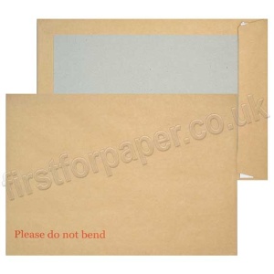 Board Backed Envelopes, Manilla, C4 - Box of 125