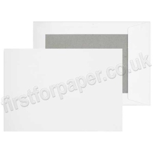 Board Backed Envelopes, White, C5, Plain - Box of 125