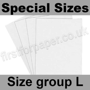 Colorset Recycled Card, 350gsm, Special Sizes, (Size Group L), Light Grey