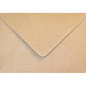 Fleck Kraft 130mm square Envelopes - Pack of 50