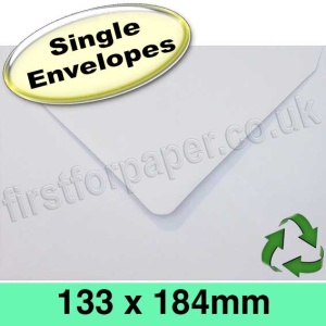 EcoCycle Recycled Envelope, 133 x 184mm, White