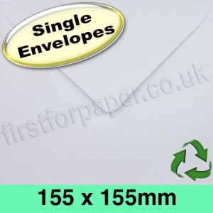 EcoCycle Recycled Envelope, 155 x 155mm, White