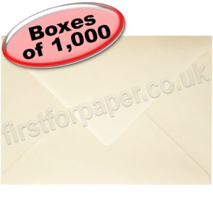 Spectrum Greetings Card Envelope, C5 (162 x 229mm), Vanilla - 1,000 Envelopes