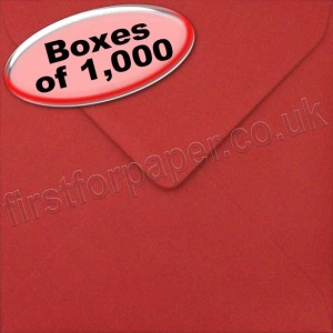 Spectrum Greetings Card Envelope, 155 x 155mm, Berry Red - 1,000 Envelopes