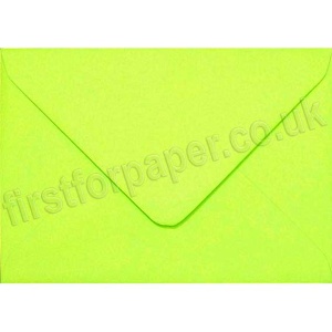 Lime Green C6 (114 x 162mm) Envelopes - Pack of 50