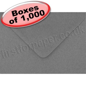 Spectrum Greetings Card Envelope, C6 (114 x 162mm), Thunder Grey - 1,000 Envelopes