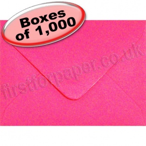 Spectrum Greetings Card Envelope, C7 (81 x 111mm), Fuchsia Pink - 1,000 Envelopes