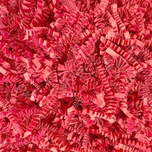 EzePack Shredded Paper, Bright Red - 200g Pack