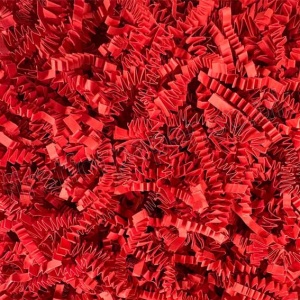 EzePack Shredded Paper, Dark Red - 200g Pack