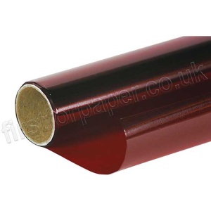 Cellophane Roll, 500mm x 1.52m, Dark Red