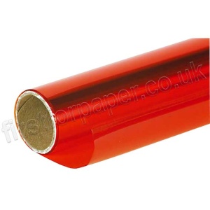 Cellophane Roll, 500mm x 1.52m, Red