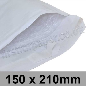 Master'in White Bubble Lined Mailer, Size C/0 (Int. size 150 x 210mm) - Box of 100