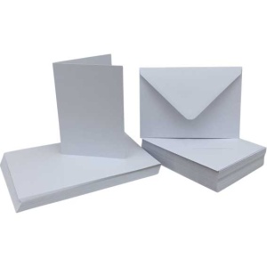 Pegasi, Smooth White A6 Card Blanks and Envelopes - Pack of 25