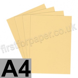 Kaskad Card, 225gsm, A4, Brambling Buff - 50 sheets