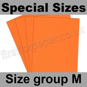 Rapid Colour, 240gsm, Special Sizes, (Size Group M),  Tiger Orange