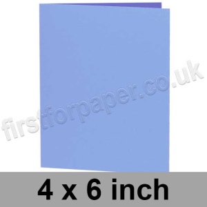 Rapid Colour, Pre-creased, Single Fold Cards, 240gsm, 102 x 152mm (4 x 6 inch), Carolina Blue