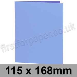 Rapid Colour, Pre-creased, Single Fold Cards, 240gsm, 115 x 168mm, Carolina Blue