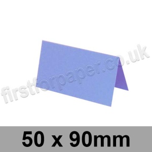 Rapid Colour, Pre-creased, Place Cards, 240gsm, 50 x 90mm, Carolina Blue