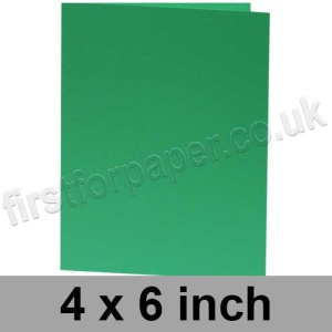 Rapid Colour, Pre-creased, Single Fold Cards, 240gsm, 102 x 152mm (4 x 6 inch), Sea Green