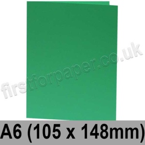 Rapid Colour, Pre-creased, Single Fold Cards, 240gsm, 105 x 148mm (A6), Sea Green