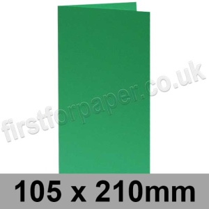 Rapid Colour, Pre-creased, Single Fold Cards, 240gsm, 105 x 210mm, Sea Green