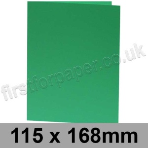 Rapid Colour, Pre-creased, Single Fold Cards, 240gsm, 115 x 168mm, Sea Green