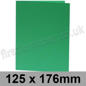 Rapid Colour, Pre-creased, Single Fold Cards, 240gsm, 125 x 176mm, Sea Green