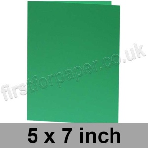 Rapid Colour, Pre-creased, Single Fold Cards, 240gsm, 127 x 178mm (5 x 7 inch), Sea Green