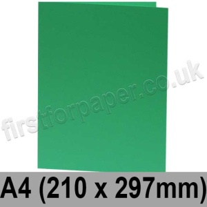 Rapid Colour, Pre-creased, Single Fold Cards, 240gsm, 210 x 297mm (A4), Sea Green