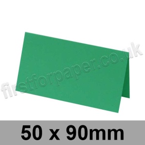 Rapid Colour, Pre-creased, Place Cards, 240gsm, 50 x 90mm, Sea Green